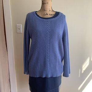 Lane Bryant blue sweater size 18/20